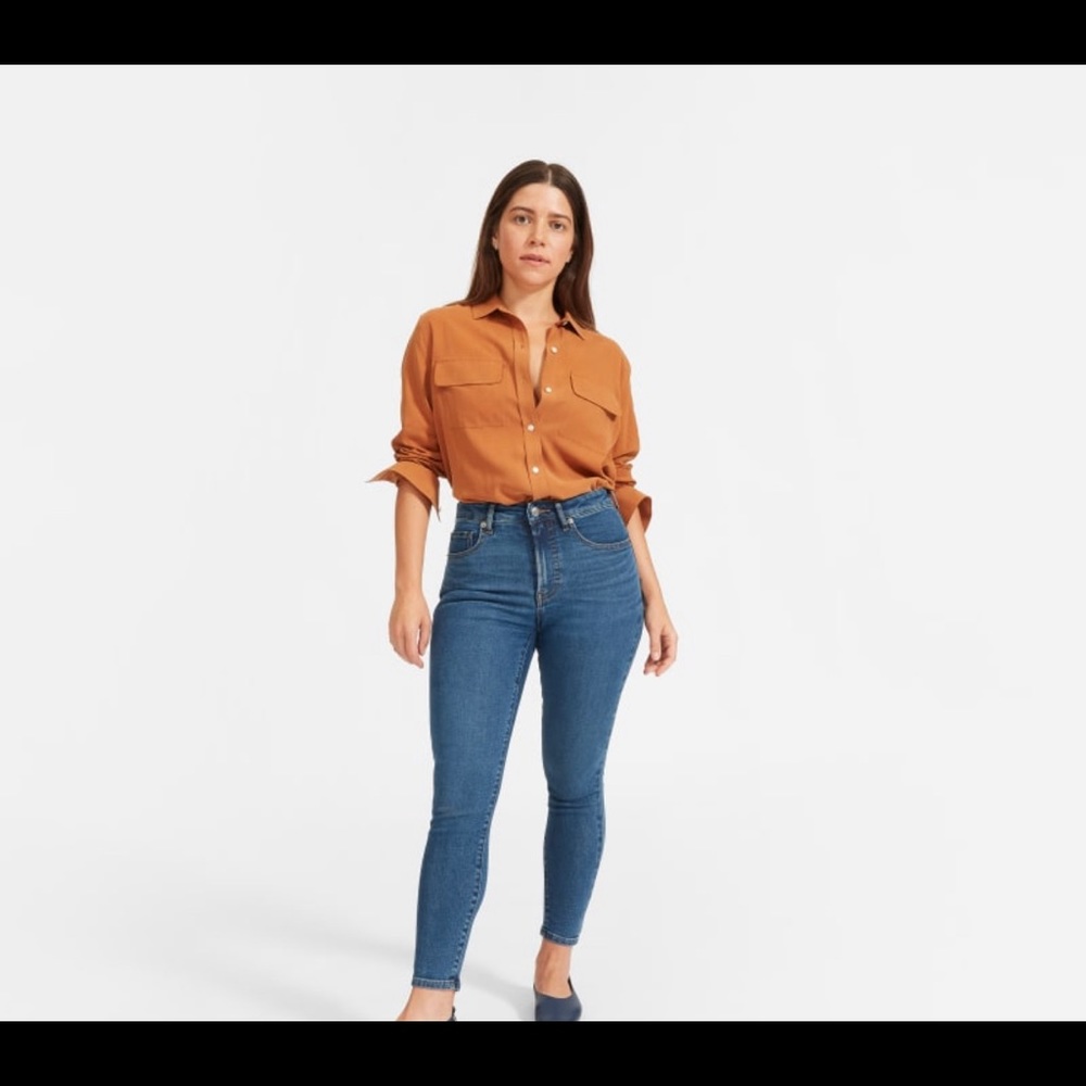 Everlane curvy high-rise skinny Jean